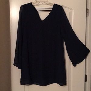 Navy blue dress
